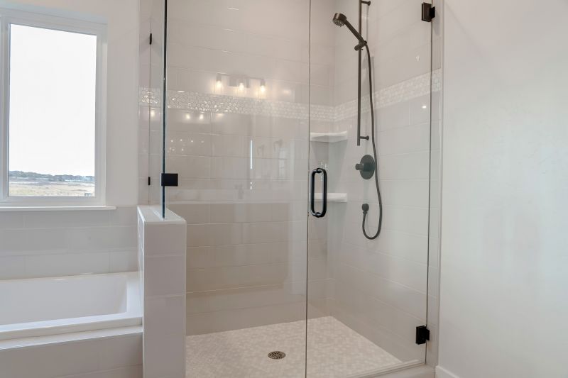 Modern Walk-In Shower with Glass Enclosure