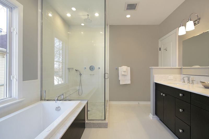 Elegant Bathroom Shower Area
